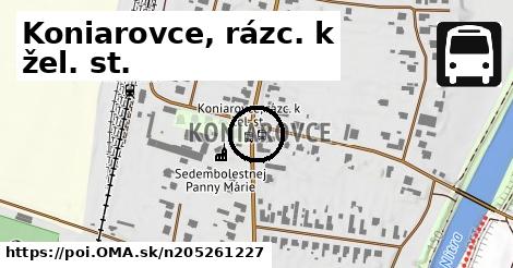 Koniarovce, rázc. k žel. st.