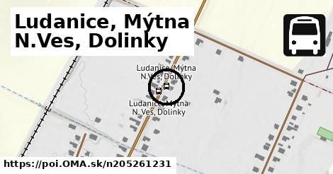 Ludanice, Mýtna N.Ves, Dolinky