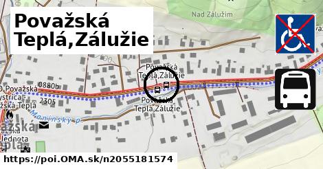 Považská Teplá,Zálužie