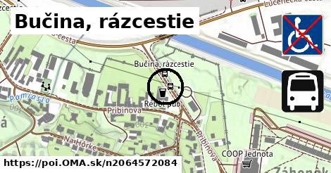 Bučina, rázcestie