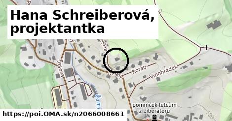 Hana Schreiberová, projektantka