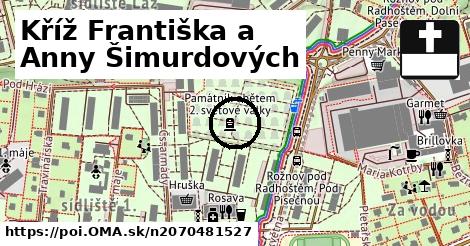 Kříž Františka a Anny Šimurdových