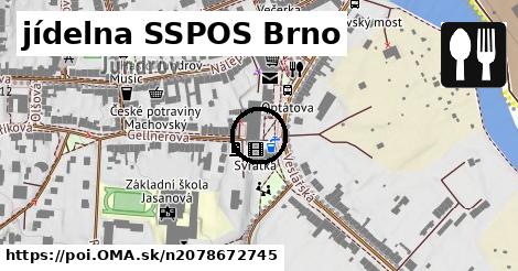 jídelna SSPOS Brno