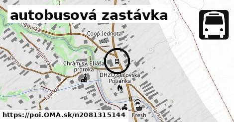 autobusová zastávka