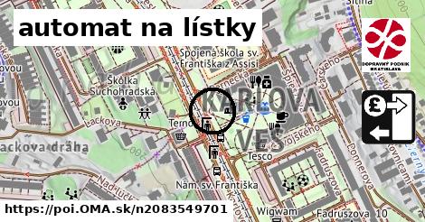 automat na lístky