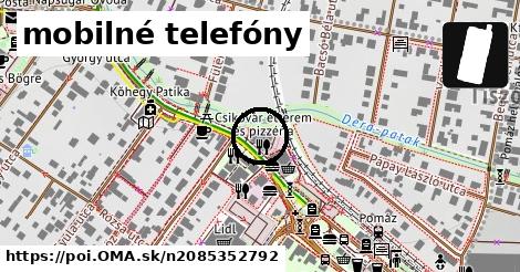 mobilné telefóny