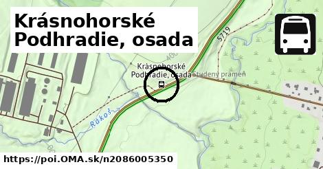 Krásnohorské Podhradie, osada