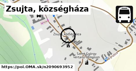 Zsujta, községháza