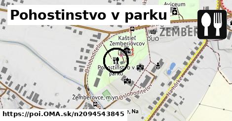 Pohostinstvo v parku