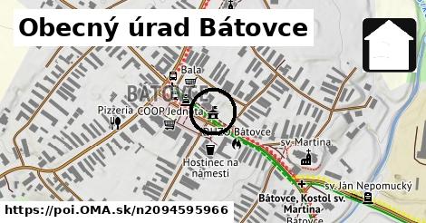 Obecný úrad Bátovce