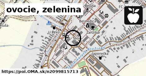 ovocie, zelenina