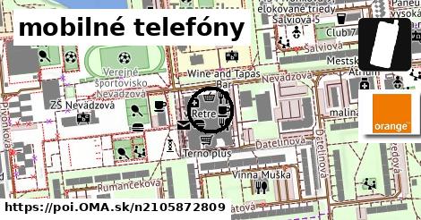 mobilné telefóny