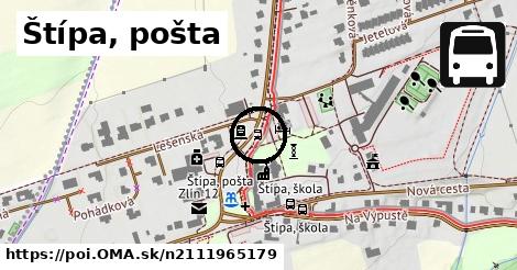 Štípa, pošta