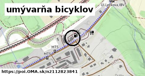 umývarňa bicyklov