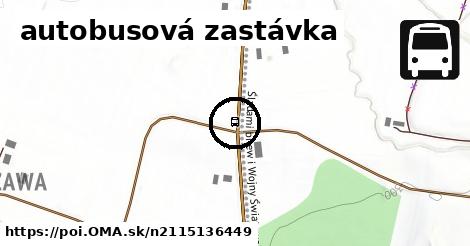 autobusová zastávka