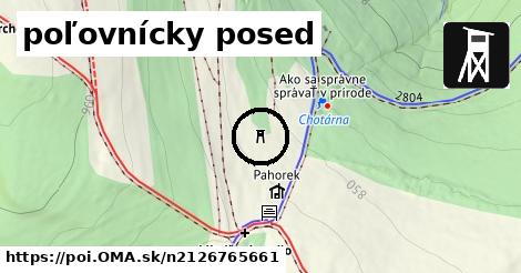 poľovnícky posed