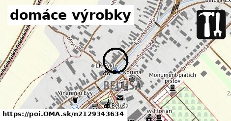 domáce výrobky