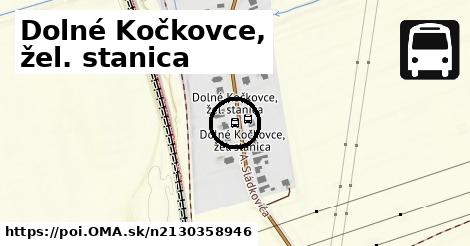 Dolné Kočkovce, žel. stanica