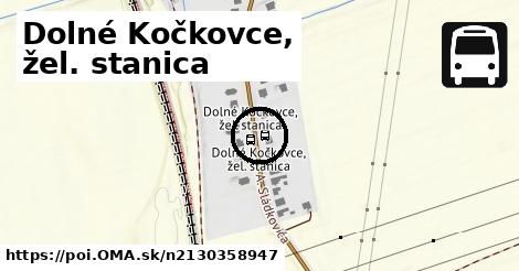 Dolné Kočkovce, žel. stanica