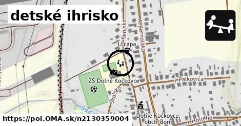 detské ihrisko