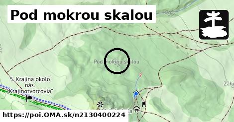 Pod mokrou skalou