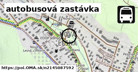 autobusová zastávka