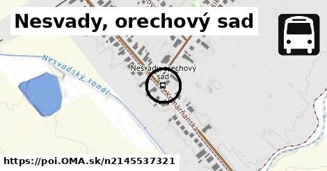 Nesvady, orechový sad