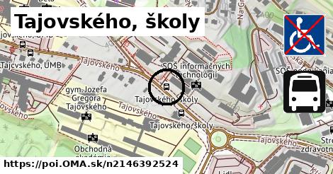 Tajovského, školy