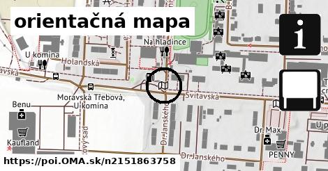 orientačná mapa