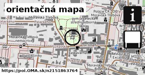 orientačná mapa