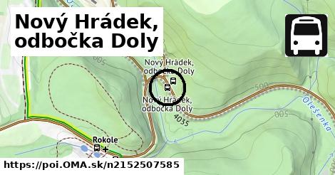 Nový Hrádek, odbočka Doly