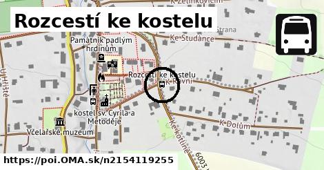 Rozcestí ke kostelu