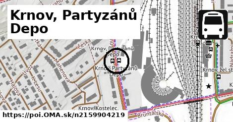 Krnov, Partyzánů Depo