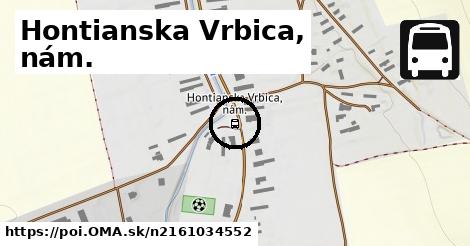 Hontianska Vrbica, nám.