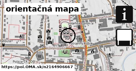 orientačná mapa