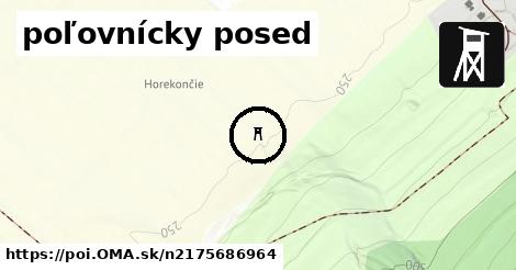 poľovnícky posed