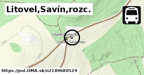 Litovel,Savín,rozc.