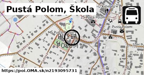 Pustá Polom, Škola