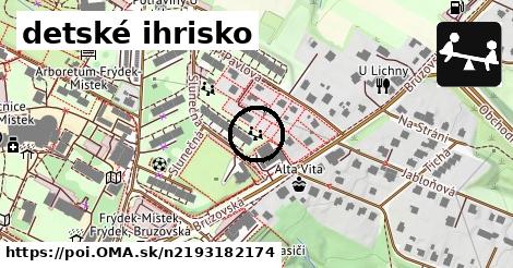 detské ihrisko