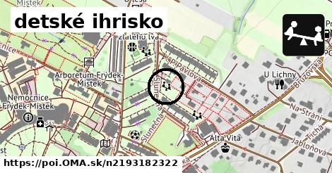 detské ihrisko