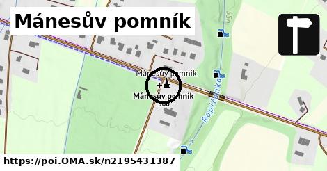 Mánesův pomník