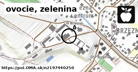 ovocie, zelenina