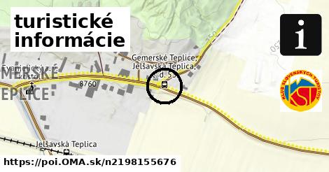 turistické informácie