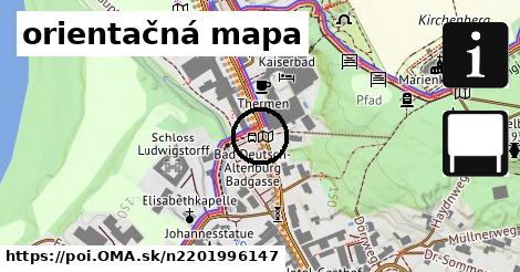 orientačná mapa