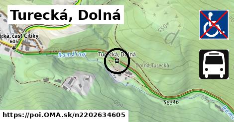 Turecká, Dolná