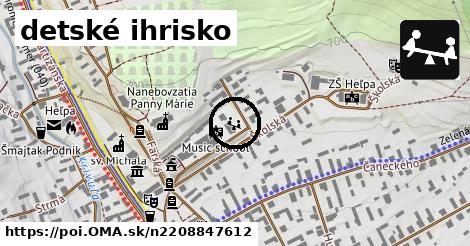 detské ihrisko