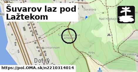 Šuvarov laz pod Lažtekom