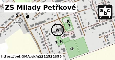 ZŠ Milady Petřkové