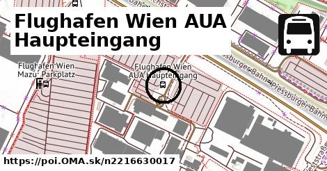 Flughafen Wien AUA Haupteingang