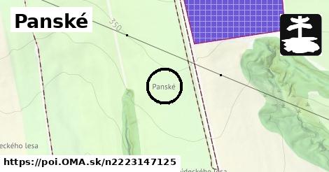 Panské